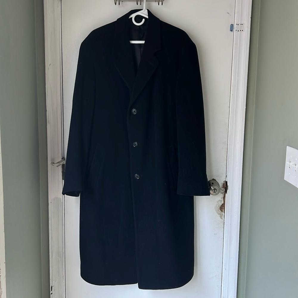 Men’s 40R London Fog Wool Overcoat